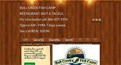 Desktop Screenshot of bullcreekfishcamp.com